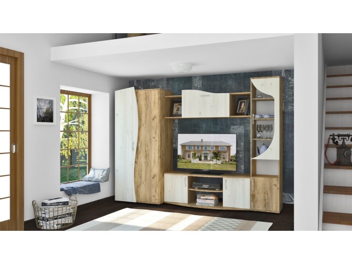 Секция КИБЕЛА (дъб уотън/капри)